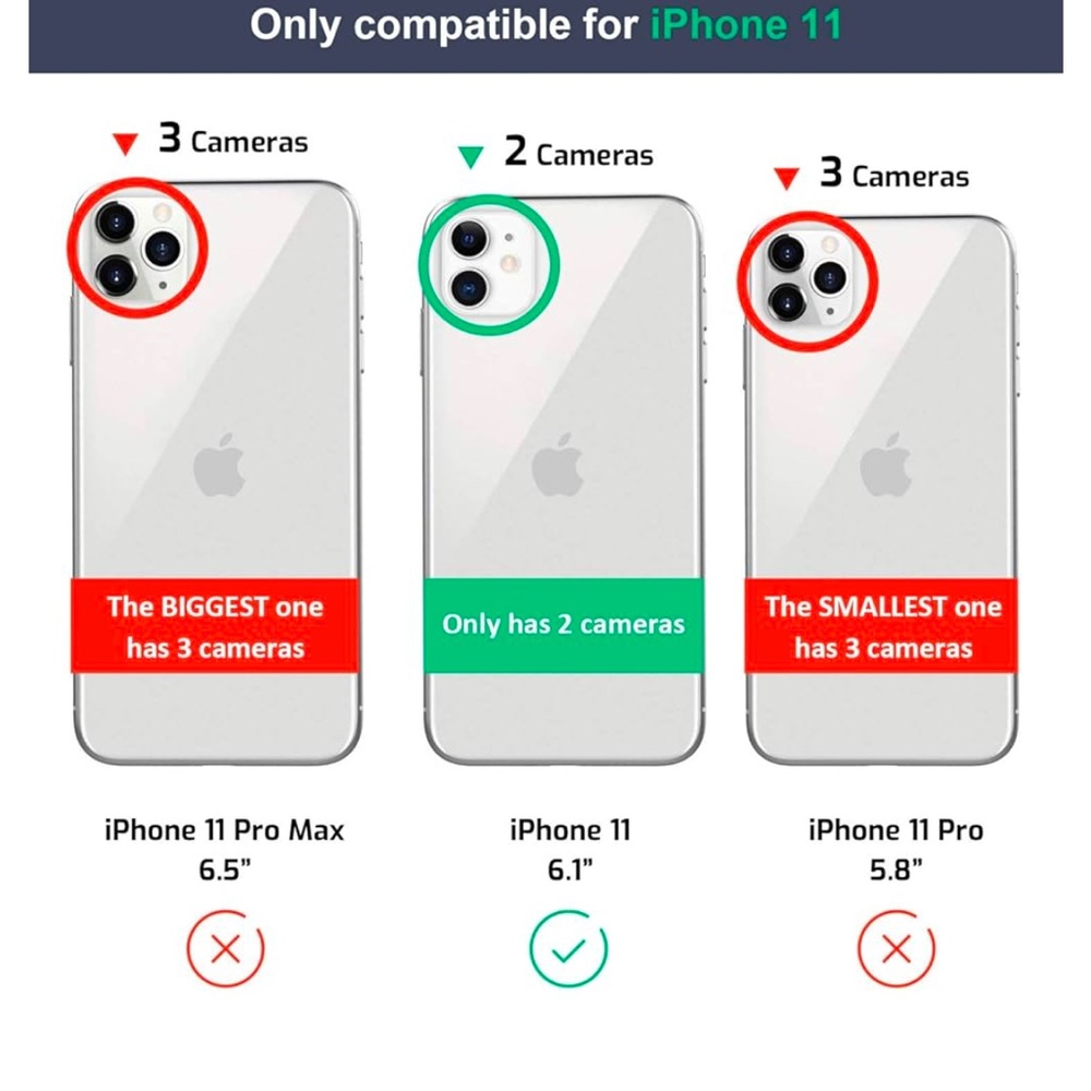 ❣️HP❣️MILPROX PROTECTIVE PHONE CASE FOR IPHONE 11 - Picture 8 of 9